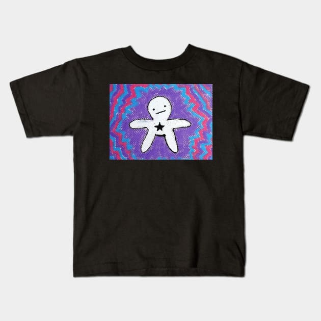Guy in Space Kids T-Shirt by Bucket Hat Kiddo